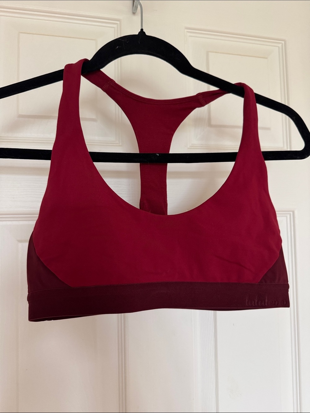 lululemon athletica Burgundy Racerback Sports Bra